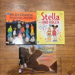 Kids book bundle- Traci Sorell, Clothilde Ewing, Edna Cabcabin Moran
